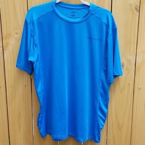 Trek Tek BSA Boy Scouts BLUE Performance shirt EUC